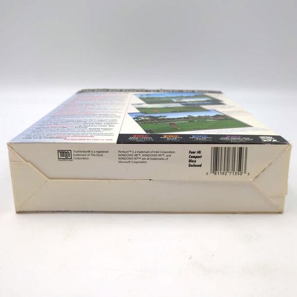 Links LS 1999 PC CD Big Box Arnold Palmer Golf St Andrews Video Game Complete - Picture 4 of 9